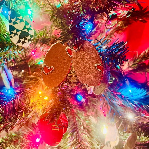 Custom Leather Lux & Designer Earrings- Dooney, Coach, Kate, LV, GUCCI, MK - Picture 14 of 15